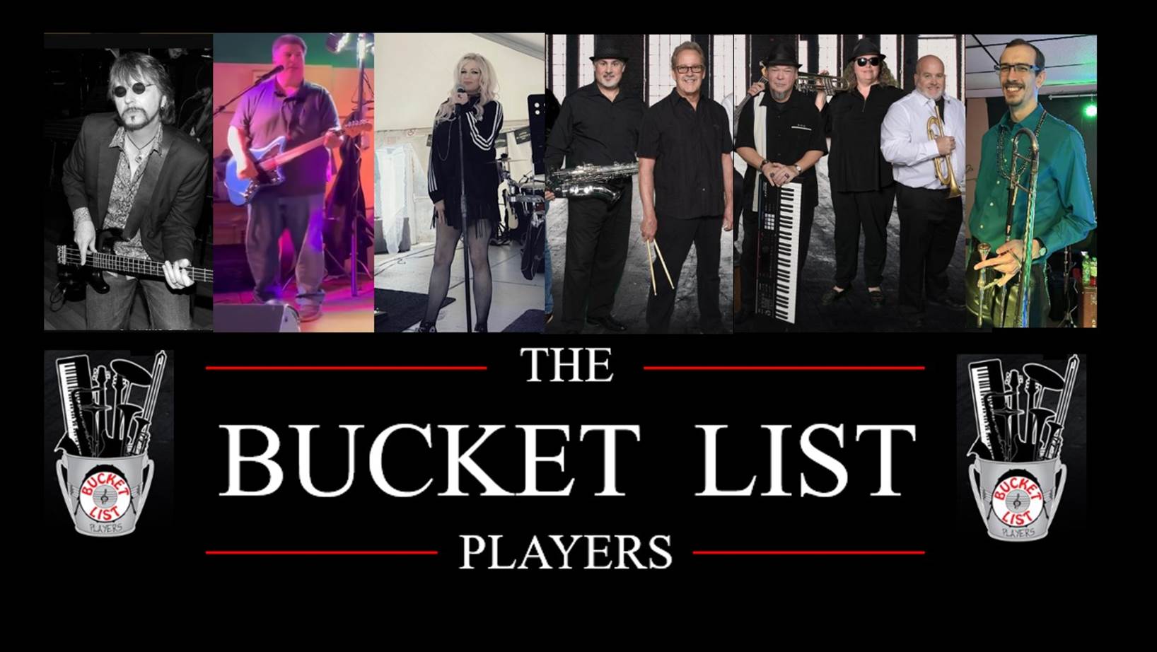 A group of people playing instruments
Description automatically generated